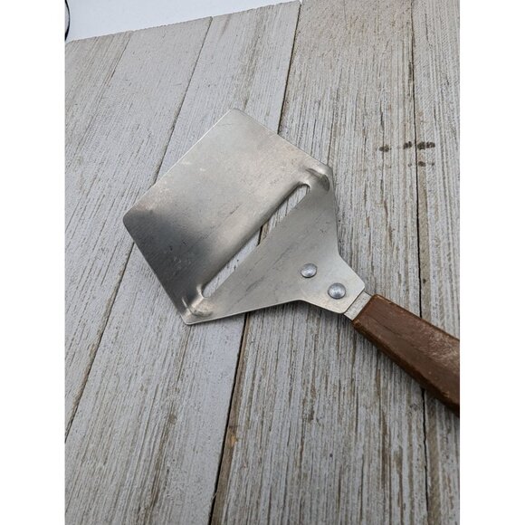 Vintage Stainless Steel Cheese Slicer Planer Plane Brown Handle 6 3/4" Hong Kong - Picture 2 of 7